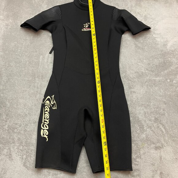 Seavenger Back Zip Spring Shorty Wetsuit Women's Size 13 - Picture 4 of 12